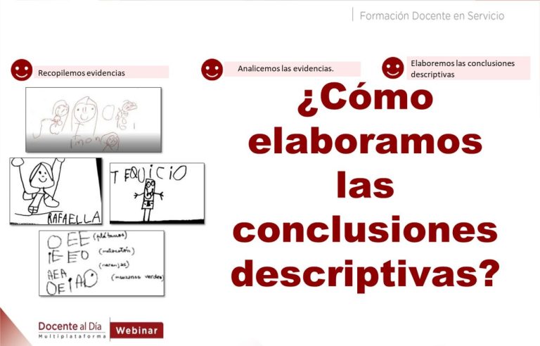 Cómo se elabora las conclusiones descriptivas