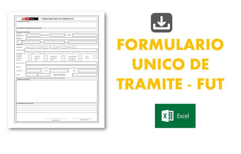 Formulario único de trámite FUT