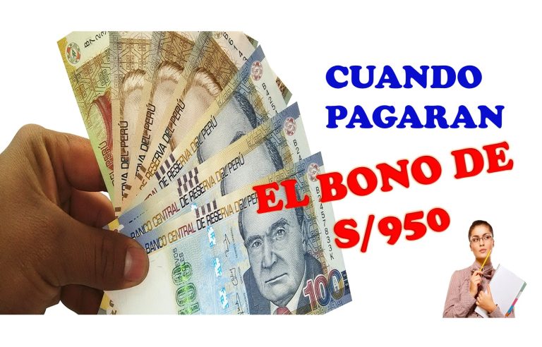 Cuándo pagarán el bono de 950 soles a los docentes y auxiliares