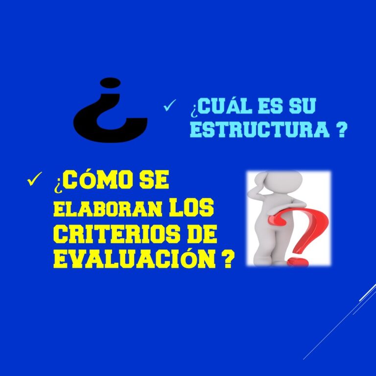 Cómo se elaboran los criterios de evaluación Video