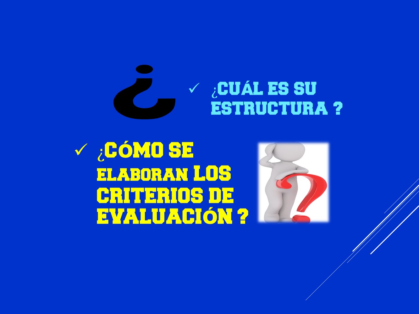 Cómo se elaboran los criterios de evaluación Video
