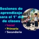 Sesión de aprendizaje para el primer día de clases