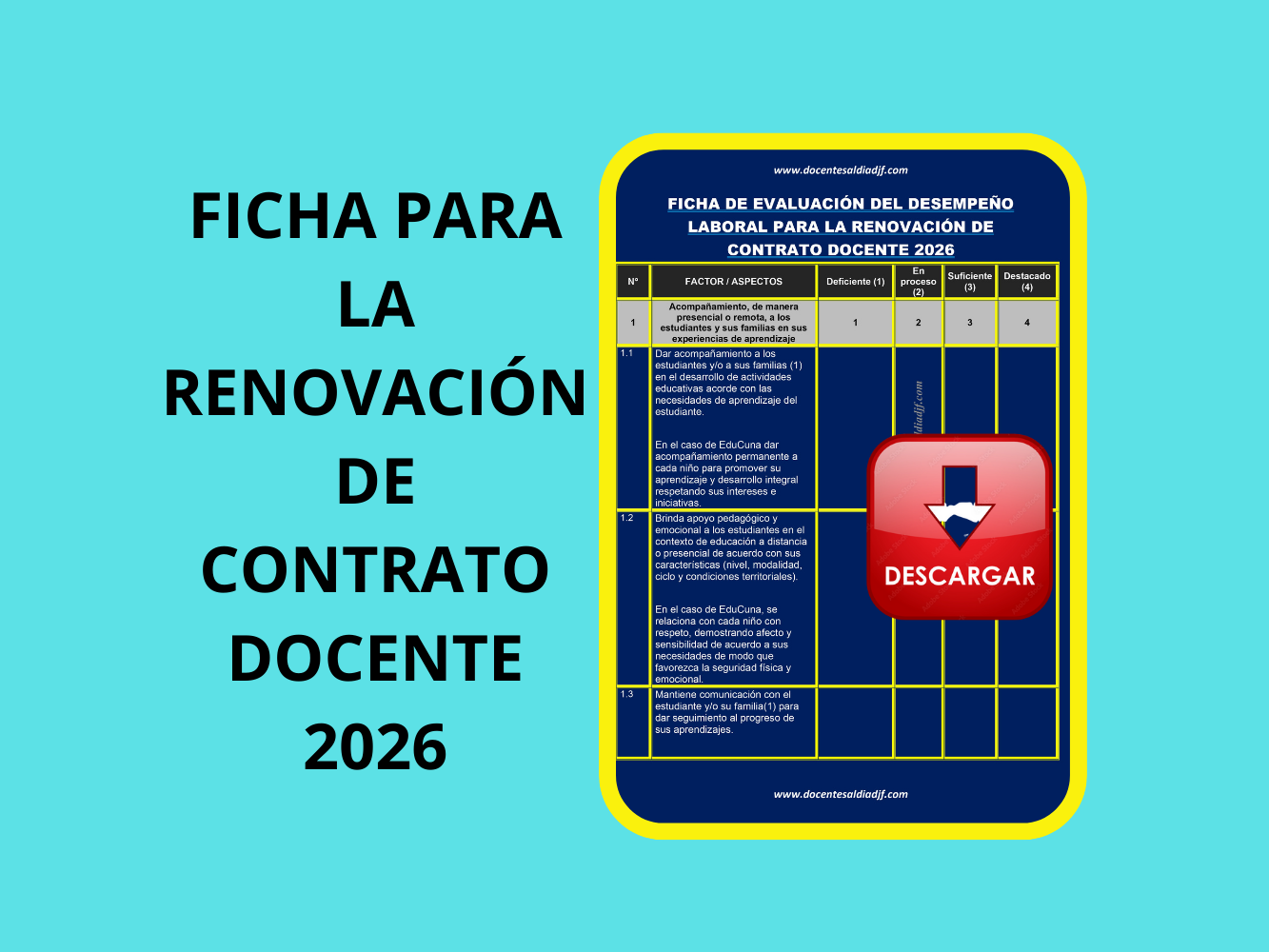 FICHA PARA LA RENOVACION DE CONTRATO DOCENTE 2026