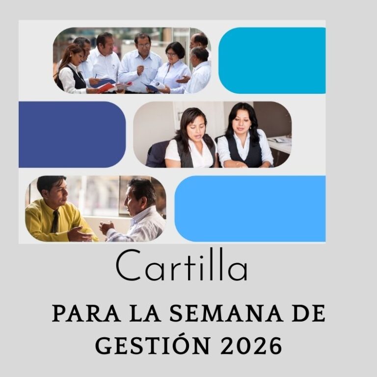 Cartilla para la semana de gestión 2026